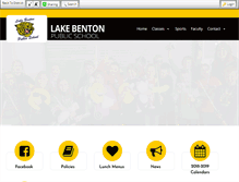 Tablet Screenshot of lakebentonschool.org